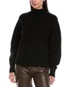 Lafayette 148 Plus-size Cashmere Turtleneck Sweater In Black