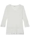 Lafayette 148 New York V-neck Silk-blend Sweater