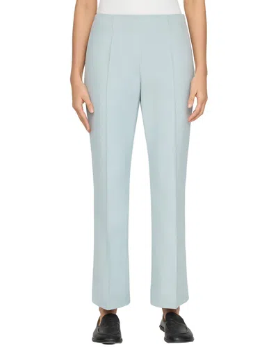 Lafayette 148 New York Vesey Side Zip Flared Ankle Pant In Blue