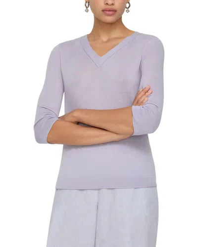 Lafayette 148 New York V-neck 100% Cashmere Sweater