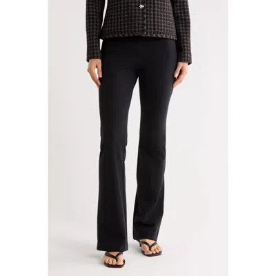 Lafayette 148 New York Waldorf Flare Leg Pants In Black