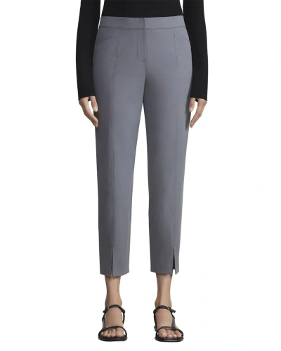 Lafayette 148 New York Waldorf Slim Ankle Pant In Gray
