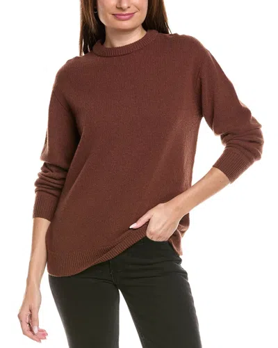 Lafayette 148 New York Wool & Cashmere-blend Sweater In Brown