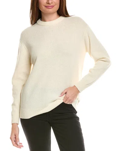 Lafayette 148 New York Wool & Cashmere-blend Sweater In White