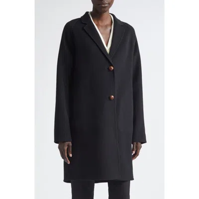 Lafayette 148 New York Wool & Cashmere Car Coat In Black