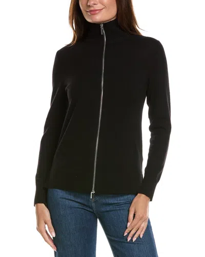 Lafayette 148 New York Wool & Cashmere Cardigan In Black
