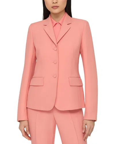 Lafayette 148 New York Wool & Silk Blazer In Pink