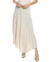 Lafayette 148 Organic Silk Stretch Crepe De Chine Bias Skirt In Beige