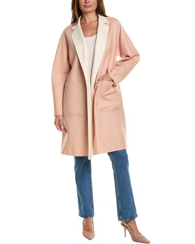 Lafayette 148 New York Wool & Silk Reversible Coat In Pink