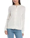 Lafayette 148 New York Wool-blend Cardigan In Neutral