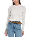 Lafayette 148 New York Wool-blend Sweater In White