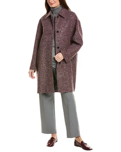 Lafayette 148 New York Wool-blend Coat In Brown