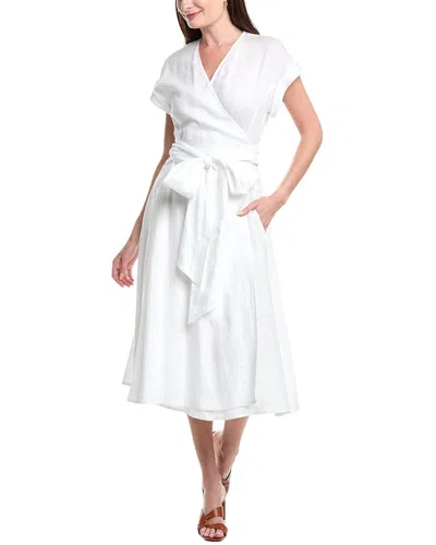 LAFAYETTE 148 LAFAYETTE 148 NEW YORK WRAP LINEN MAXI DRESS
