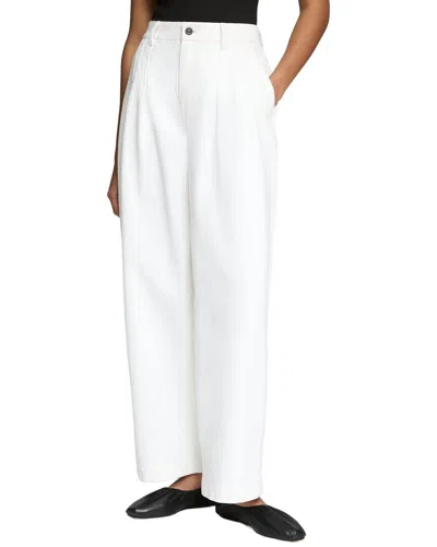 Lafayette 148 New York Wyatt Barrel Leg Jean In White