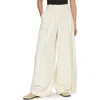 Lafayette 148 New York Wyatt Bouclé Wide Leg Pants In Cloud