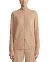 Lafayette 148 New York Zip Front Wool & Cashmere-blend Cardigan In Neutral