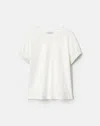 Lafayette 148 Ny Cotton Jersey Crewneck Short Sleeve Top