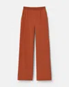 Lafayette 148 Ny Plus-size Organic Silk Stretch Georgette Knit Waist Riverside Pant