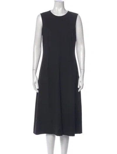 Pre-owned Lafayette 148 Nylon Midi Length Dress In Blue