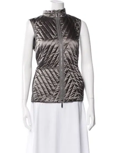 Pre-owned Lafayette 148 Nylon Vest In Multi