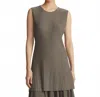 Lafayette 148 Ottoman Stitch Sleeveless Sweater In Green