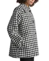 Lafayette 148 Oversized Car Coat In Black Multi