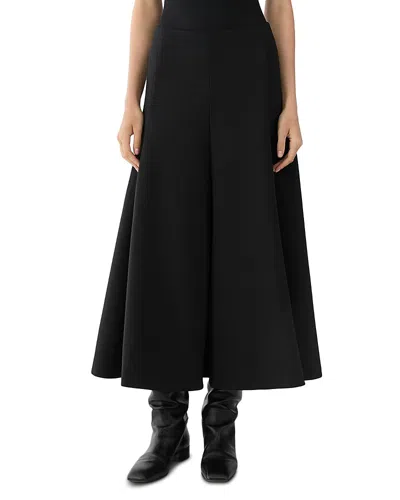 Lafayette 148 Paneled Flared Skirt In Black