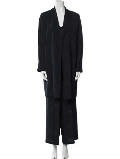 Pre-owned Lafayette 148 Pant Set In Black