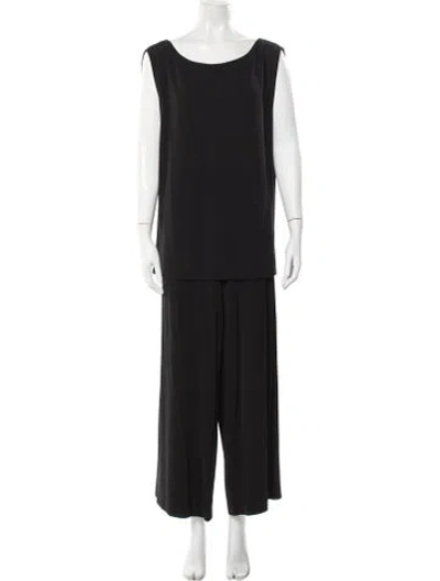 Pre-owned Lafayette 148 Pant Set In Black