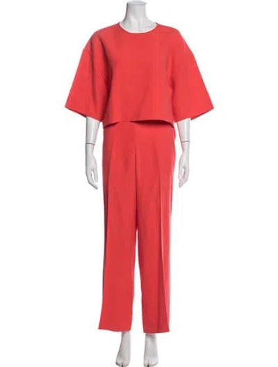Pre-owned Lafayette 148 Pant Set In Pink