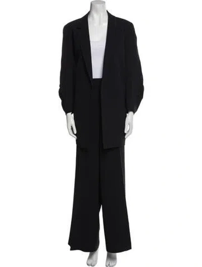 Pre-owned Lafayette 148 Pantsuit In Black