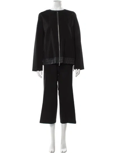 Pre-owned Lafayette 148 Pantsuit In Black