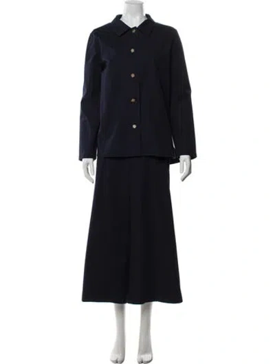 Pre-owned Lafayette 148 Pantsuit In Blue