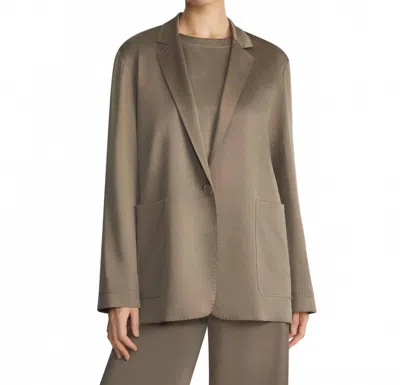 Lafayette 148 Patch Pocket Blazer In Concrete In Neutral