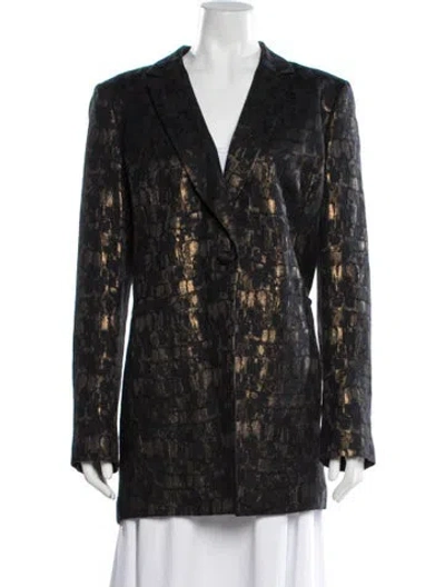 Pre-owned Lafayette 148 Patterned Blazer