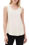Lafayette 148 Perla Blouse In Raffia In Grey