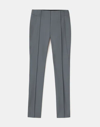 Lafayette 148 Petite Acclaimed Stretch Gramercy Pant In Shale