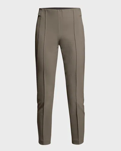 Lafayette 148 Gramercy Acclaimed-stretch Pants In Nougat