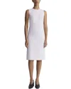 Lafayette 148 Harpson Finesse Crepe Sheath Dress In Pink