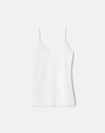 Lafayette 148 Petite Jersey Scoop Neck Camisole Tank In Cloud