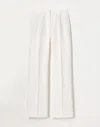 Lafayette 148 Petite Linen Sullivan Pant In White