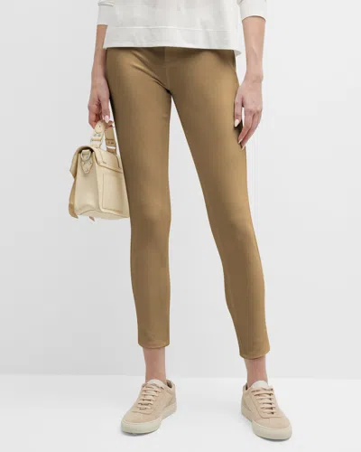 Lafayette 148 Petite Mercer Acclaimed Stretch Skinny Trousers In Cammello