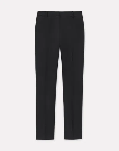 Lafayette 148 Petite Responsible Stretch Wool Clinton Ankle Pant In Black