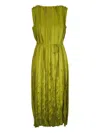 Lafayette 148 Sleeveless Slit-hem Midi Dress