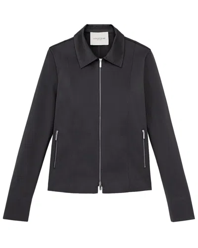 LAFAYETTE 148 PLUS COLLARED ZIP POCKET JACKET