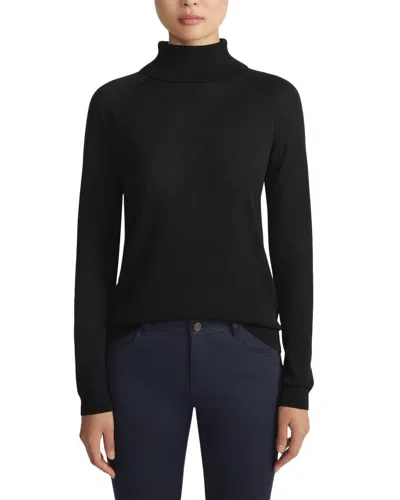 LAFAYETTE 148 PLUS RAGLAN SLEEVE TURTLENECK SILK-BLEND SWEATER