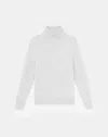 Lafayette 148 Plus Size Cashmere Fitted Turtleneck Sweater In Grey Heather