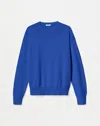 Lafayette 148 Plus-size Cottonsilk Tape Crewneck Sweater In Ultramarine