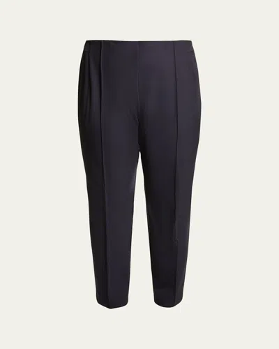Lafayette 148 Plus Size Gramercy Acclaimed-stretch Pants In Ink