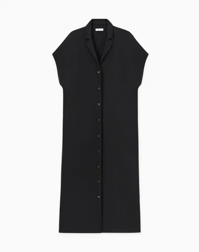 Lafayette 148 Plus-size Matte Jersey Short Sleeve Tunic Dress In Black